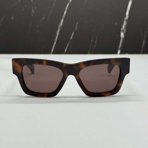 NEW GUCCI SUNGLASSES HAVANA WOMEN EYEWEAR GUCCI GG1835S 002